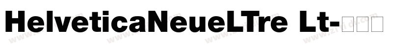 HelveticaNeueLTre Lt字体转换
